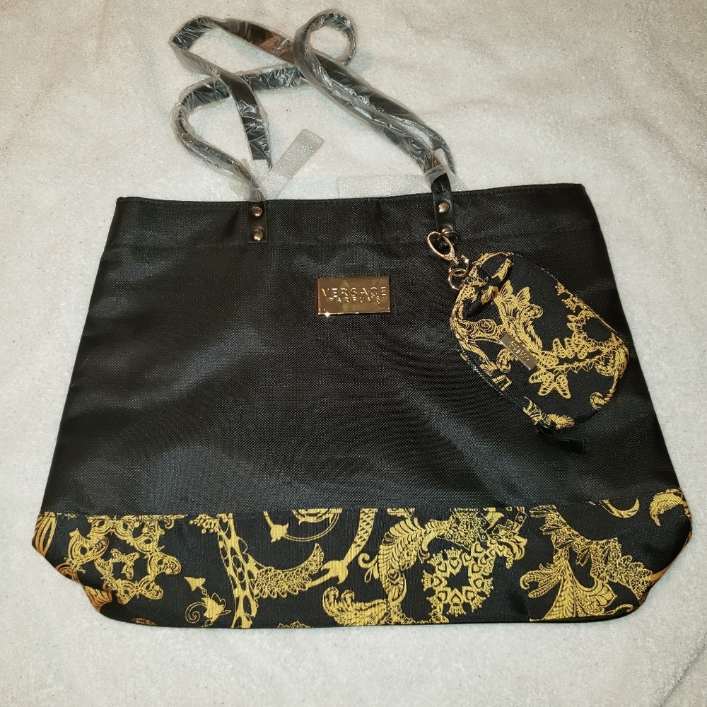 Versace perfume tote bag